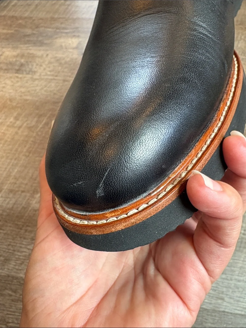 Samuel Hubbard Frequent Traveler Slip-On Leather Shoes Men's 8.5 Black Casual